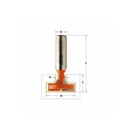 CMT - Fraise carbure serrure en t - 32 mm - Queue 12 mm