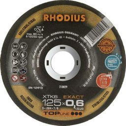 XTK6 exact box 211302 Disque à tronçonner à moyeu déporté 125 mm 10 pc(s) Y438972 - Rhodius