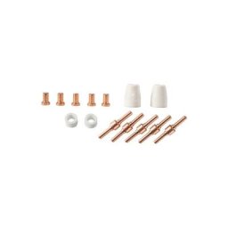 14 pcs accessoires buses electrodes pour decoupeur de plasma PLC40 Scheppach