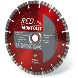Disque de diamant 230 mm pour BŽëTON granit porphyre pierre dure Montolit lasermont LBH230P