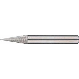 21115076 Fraise sur tige Carbure de tungstène cône pointu Longueur 55 mm Dimension produit, ø 6 mm