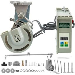 Moteur de Machine a Coudre 750W 1HP Moteur Servo avec Positionneur deAiguille Vitesse Maximale 4500