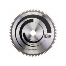 Bosch 2608640451 Lame de scie circulaire Multimaterial 254x3.2/2.5x30D: 96TR-F