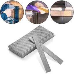 Clous pneumatiques 15 mm Gauge 18 (1,25 x 1,05 mm) avec une largeur de tête de 2 mm dans un set de