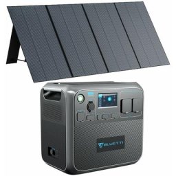 Kit de Groupe Electrogène 2000W/2000Wh AC200P avec 350W Panneau Solaire PV350, Station Energie Kit