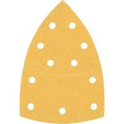 Accessories expert C470 2608900888 Papier abrasif pour ponceuse vibrante perforé Grain 120 (l x l)