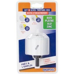 Kit scie trepan diam 40/54/65 platre boi