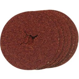 10 disques de ponçage en fibres 115 x 22,2 mm grain 24 Silverline 993050