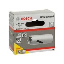 Scie-trépan hss bimétal à filetage standard diamètre 17 mm