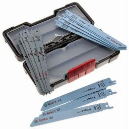 Bosch - Coffret de lames pour scie sabre bois et métal - 15 pièces - 2607010901
