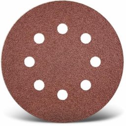 50 disques abrasifs auto-agrippants Menzer p. ponceuses excentriques, ø 125 mm / 8 trous / G180 /