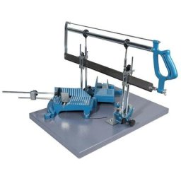 Scie à onglet manuelle Küpper Perfekt S de précision pour bois, PVC et métal non ferreux, lame