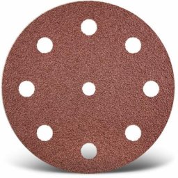 50 disques abrasifs auto-agrippants Menzer p. ponceuses excentriques, ø 125 mm / 9 trous / G100 /