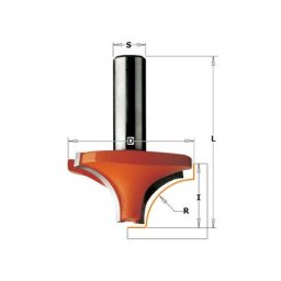 CMT - Fraise 1/4 de rond 4 mm - queue 6 mm