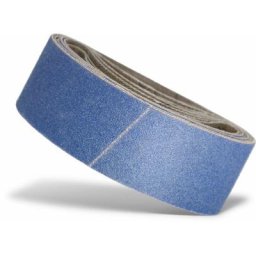 10 bandes abrasives MENZER p. ponceuses à bande, 303 x 40 mm / aucune trous / G36 / Corindon de