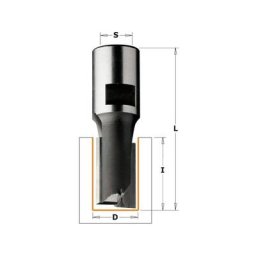 Fraise carbure à défoncer 24 mm Queue filetage M12 - CMT