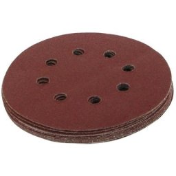 10 disques perforées auto-agrippantes 125 mm grain 120 Silverline 382903