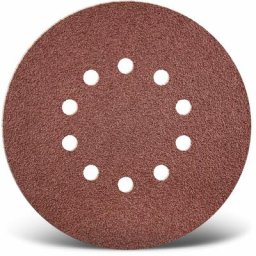 Menzer - 10 disques abrasifs auto-agrippants p. ponceuses girafes, ø 225 mm / 10 trous / G16 /