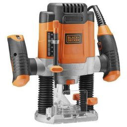 Black&decker - KW1200EKA Défonceuse électronique 1200W + accessoires & coffret
