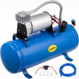Vevor - Compresseur d'Air électrique pour Voiture Pneus Voiture 6 l Pompe Gonfleur