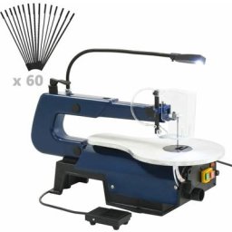 Maisonchic - Scie à chantourner Scie électrique avec pédale et lampe led 125 w