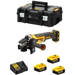 Dewalt - DCG405P3 Set meuleuse 18V Li-Ion (3x batterie 5.0Ah) en tstak - 125mm - Moteur brushless