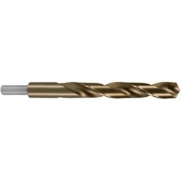 Foret hélicoïdal din 338 Type n d. nominal 16,5 mm HSS-Co5 rectifié or tige épaulée 5xD coupe à