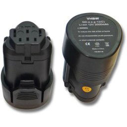 2x Batteries remplacement pour aeg L1215, L1215P, L1215R, L1220, L1230 pour outil électrique (2000