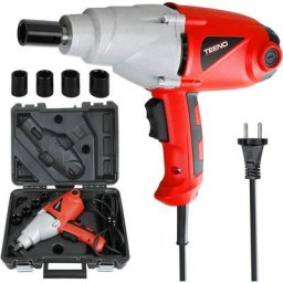Teeno - Clé à Choc électrique avec 4 Douilles en Coffret 1010W Rouge