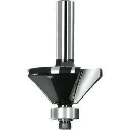 Bosch - Fraise à rainurer en V/chanfreiner, 8 mm, b 11 mm, l 15 mm, g 56 mm, 45° 2608628352 S76684