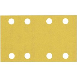 Accessories expert C470 2608900883 Papier abrasif pour ponceuse vibrante perforé Grain 240 (l x l)