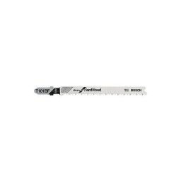 Bosch - Lames de scie sauteuse T101BF, l : 100mm, 5 pieces pour coupe droite propre du bois