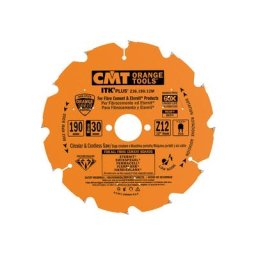 Lame diamant 210 z= 12 pour fibrociment - al : 30 mm - CMT