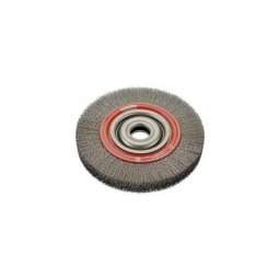 9902543542 Cepillo circular inox de alambre ondulado con agujero multieje y filamento de ø 0.20 mm