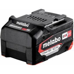 Batterie 18V Li-Ion 5,2 Ah Li-Power avec indicateur de charge Metabo 625028000
