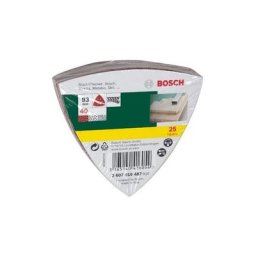 Feuille abrasive Delta avec bande auto-agrippante, perforé Bosch Accessories 2607019487 Grain 40