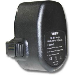 Batterie 2000mAh (14.4V) pr outil Black & Decker CD14 CD140GK, CD632K, CD1440K, CD1402K2, FS144,