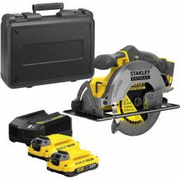 Stanley - V20 Scie Circulaire 190mm Brushless - Lithium 18V - 2 Batteries 4Ah fatmax