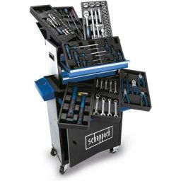 Scheppach - chariot d'atelier avec 70 outils caisse roulettes roulant TW1200