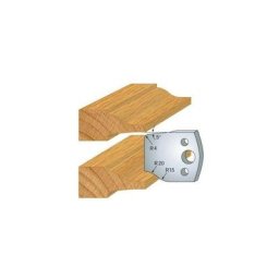Jeu de 2 fers profilés acier Ht. 40 mm N°100 Plate-bande - 800.100 - Leman
