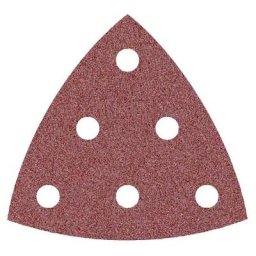 50 feuilles abrasives auto-agrippantes Miotools p. ponceuses delta, 93 mm / 6 trous / G150 /