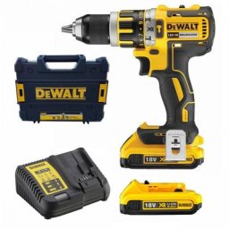 Dewalt - Perceuse visseuse à percussion DCD795D2 18V Li-Ion 2x2Ah 60Nm