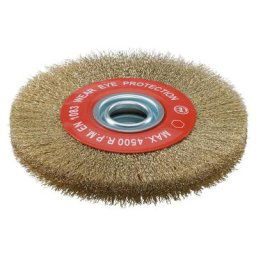 Brosse Circulaire Avec Bagues D.150x20x32fil Ondule Laitonne - Sidamo