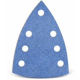 25 feuilles abrasives auto-agrippantes Menzer p. ponceuses delta, 150 x 100 mm / 7 trous / G24 /