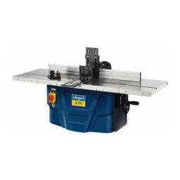 Défonceuse stationnaire Scheppach 1500W - HF50