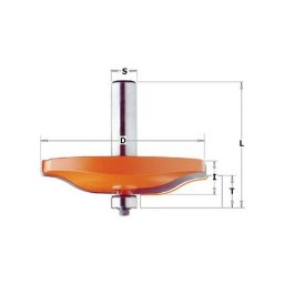 Fraise plate bande profil d - Queue 12 mm - CMT