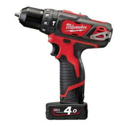 Perceuse à Percussion MILWAUKEE 12V 2 Vitesses 4Ah Red Lithium M12 BPD-402C - 4933441935