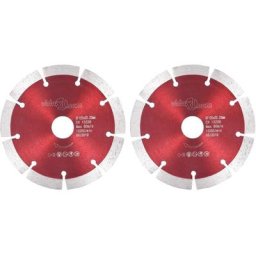 Disques de coupe diamantés 2 pcs Acier 125 mm Vidaxl