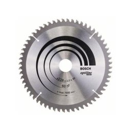 Bosch 2608640433 Lame de scie circulaire Optiline Wood 216 x 30 x 2,0 mm 60