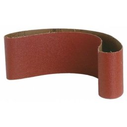 Bande ponçage sans fin abrasive 75 x 533 mm 5 pièces (40 x 2 / 80 x 2 / 120 x 1)